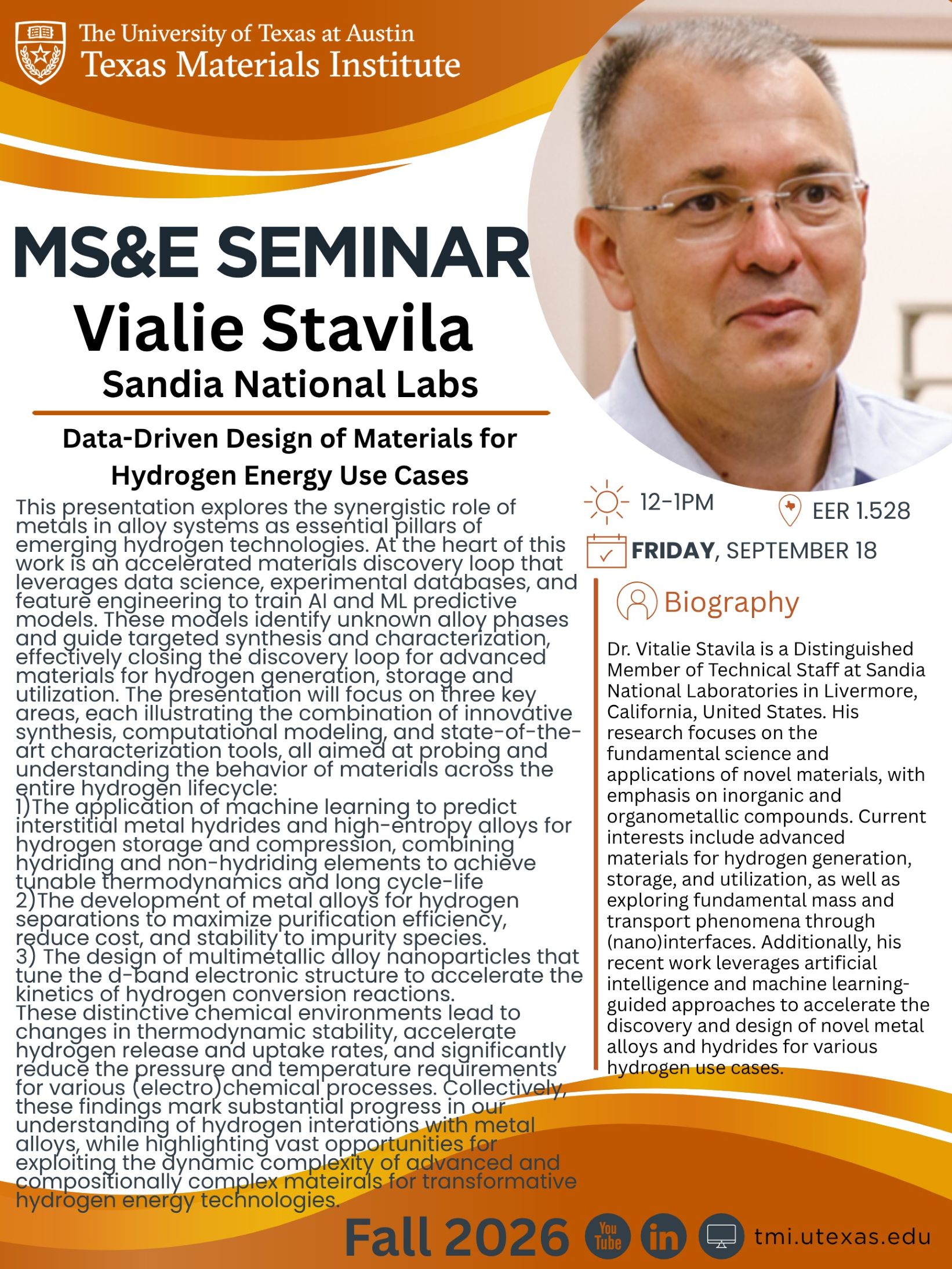 Stavila Seminar Flyer